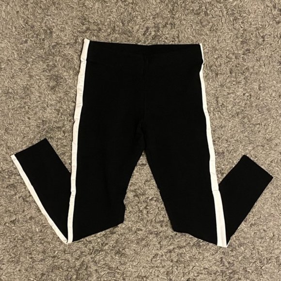 H&M Leggings w/ White Stripes on the Side, XS - Picture 5 of 5